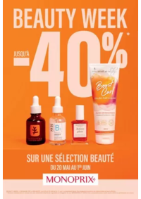 Prospectus Monoprix BONDY : Beauty Week