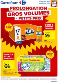 Prospectus Carrefour city PARIS 42 avenue de la Motte Picquet : LES GROS VOLUMES = LES PETITS PRIX A SAISIR