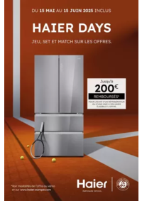 Prospectus Copra LILLE-FIVES : Haier vous rembourse jusqu'à 200€