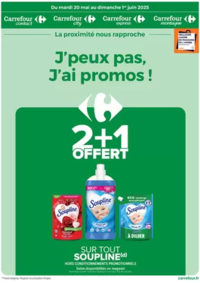 Prospectus Carrefour Drive L'HAY LES ROSES : J'PEUX PAS, J'AI PROMOS DU 20 MAI AU 01 JUIN !