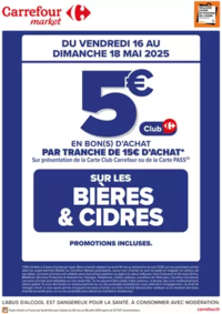 Prospectus Carrefour AULNOY LEZ VALENCIENNES : CE WEEK-END, OP BON D’ACHAT SUR LES BIERES ET CIDRES