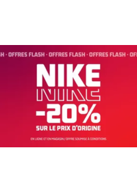 Prospectus Foot Locker Evry : Nike -20% sur le prix d'origine