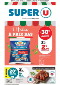 Prospectus Super U DANNEMARIE : Spécial Italie