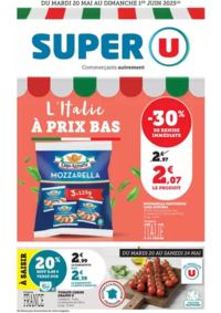 Prospectus Super U SURY LE COMTAL : Spécial Italie
