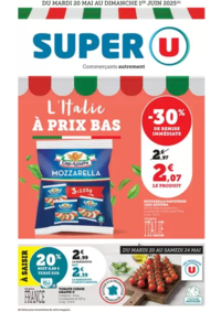 Prospectus Super U PODENSAC : Spécial Italie