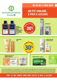 Prospectus Parapharmacie E.Leclerc SAINTE EULALIE : Prospectus Juin