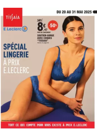 Prospectus E.Leclerc LA FERTE MACE : RDV LINGERIE