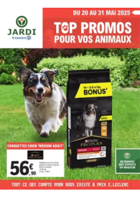 Prospectus Jardi E.Leclerc BAPEAUME LES ROUEN : Top promos pour vos animaux