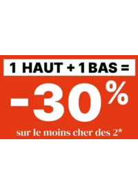 Prospectus Bonobo Besancon : 1 Haut + 1 Bas pour vous faire plaisir