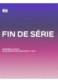Prospectus Minelli Pau 22 Rue MARECHAL JOFFRE : Fin de série