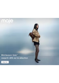 Prospectus Maje ANNECY : Jusqu’à -40% sur la sélection