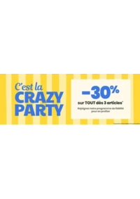 Prospectus Tape à l'oeil VENDENHEIM : C'est la CRAZY PARTY