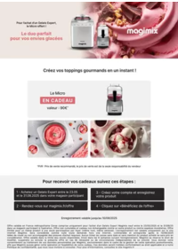 Prospectus Copra ONNAING : Magimix vous offre un cadeau d'une valeur de 90€