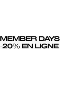 Prospectus H&M Etrembières : Members days -20% en ligne