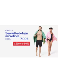 Prospectus DECATHLON Rots : -50% sur la 2ème serviette microfibre