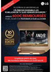Prospectus BeDigital Paris 176/178 Rue Montmartre : LG TV EVO AI 2025