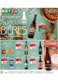 Prospectus Supermarchés Match Creil : Spécial BIÈRES