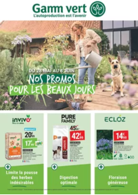 Prospectus Gamm vert TREILLIERES : NOS PROMOS POUR LES BEAUX JOURS