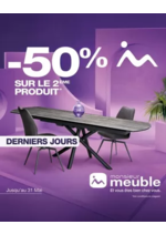 Prospectus Monsieur meuble : Vous avez jusqu’au 31 mai pour profiter de notre offre coup double !