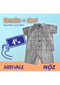 Prospectus NOZ Portet-Sur-Garonne : Chemise + short
