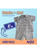 Prospectus NOZ : Chemise + short