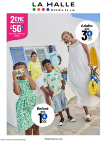 Prospectus La Halle SAINT-MARTIN-BOULOGNE RN 42 : La Halle, Habille la vie