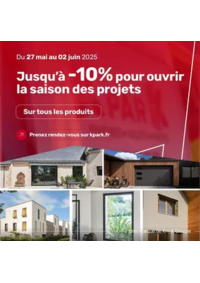 Prospectus K par K DUNKERQUE : Jusqu'à -10% pour ouvrir la saison des projets