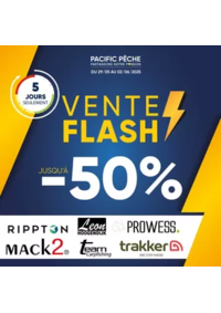 Prospectus Pacific Pêche TOURS : Vente Flash 100% Carpe