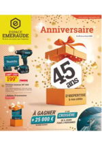 Prospectus Espace emeraude : Catalogue anniversaire
