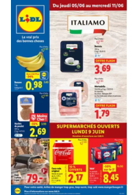 Prospectus Lidl BOURBONNE LES BAINS : Craquez pour la gamme Italiamo de Lidl : une sélection gourmande aux parfums de l'Italie !
