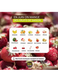 Prospectus Biomonde Mandelieu-la-Napoule : Juin fruits & legumes