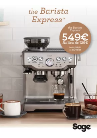 Prospectus BeDigital Vernon : SAGE PROMO BARISTA EXPRESS