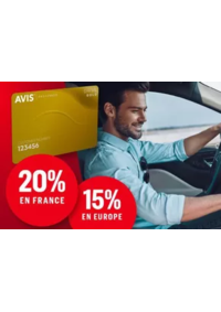 Prospectus AVIS - Chevilly La Rue - ville : 20% de réduction avec Drive Gold
