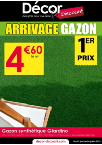 Prospectus Décor Discount Villefranche sur Saone : ARRIVAGE GAZON