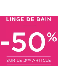 Prospectus Eurodif CARCASSONNE : -50% SUR LE 2ÈME LINGE DE BAIN