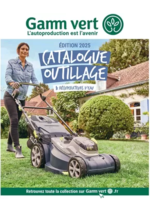 Prospectus Gamm vert : CATALOGUE OUTILLAGE