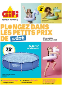 Prospectus Gifi ARMENTIERES : PLONGEZ DANS LES PETITS PRIX DE L’ÉTÉ