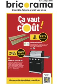 Prospectus Bricorama ST THIBAULT DES VIGNES : Ça vaut le coût!