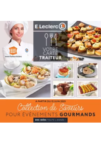 Prospectus E.Leclerc THIERS : CARTE TRAITEUR PERM