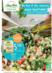 Prospectus L'Eau Vive WITTENHEIM : Catalogue Juillet Aout 2025