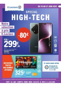 Prospectus Espace culturel E.Leclerc BLOIS : E.Leclerc Espace Culturel HIGH-TECH JUIN