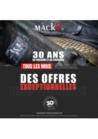 Prospectus Pacific Pêche AUXERRE - MONÉTEAU : Ce mois-ci découvrez une NOUVELLE sélection de produits de la marque Mack2 à un prix EXCEPTIONNEL !