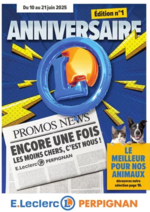 Prospectus E.Leclerc : ANNIVERSAIRE 1 MAGASIN