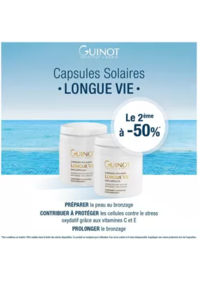 Prospectus Guinot SEPPOIS LE BAS : Capsules Solaires Le 2ème à -50%