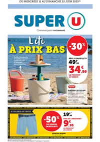 Prospectus Super U VILLEBOIS LAVALETTE : C'est l'été !