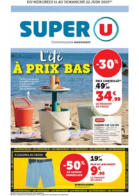 Prospectus Super U FRESNAY SUR SARTHE : C'est l'été !