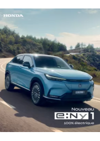 Prospectus Honda France SAINT AVIT : Nouveau e : Ny1 100% électrique