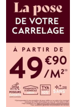 Promos et remises  : La pose de votre carrelage