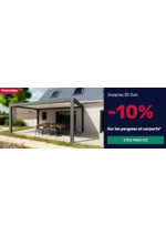 Prospectus K par K : -10% de remise sur les pergolas et les carports