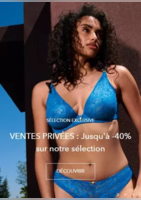VENTES PRIVÉES : Jusqu'à -40% - Aubade